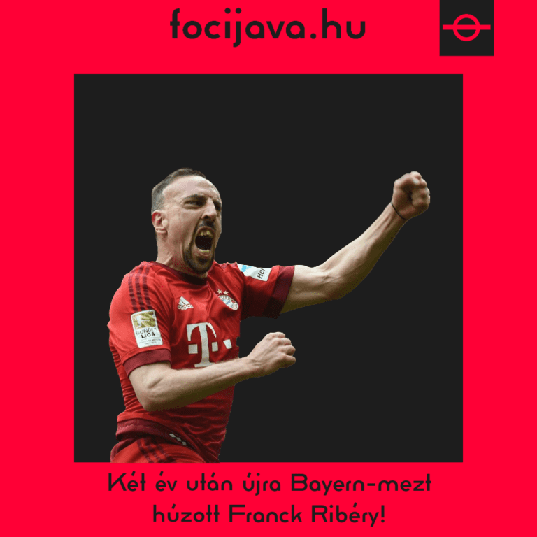 Ribéry ismét pályára lépett a Bayern színeiben