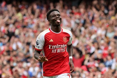 Arsenal: Bukayo Saka nem lesz ott a Premier League csúcsrangadóján